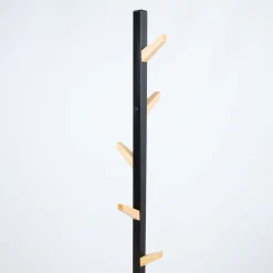 Naulakko Home4You FOREST Ø28xK177 cm, musta/luonnonvärinen