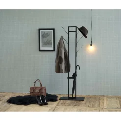 Naulakko Home4You VINSON 56x28xK165 cm, musta