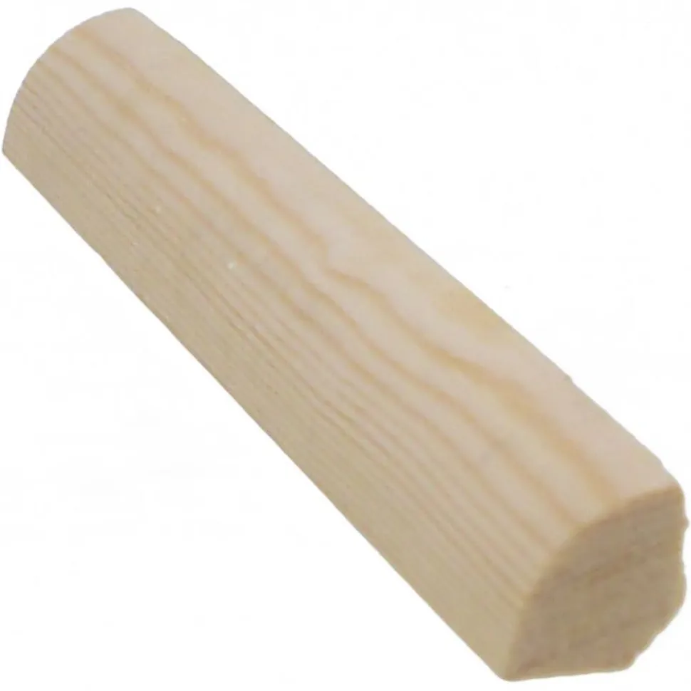Neljännespyöreä lista Cent 15x15x2400 mm mänty käsittelemätön
