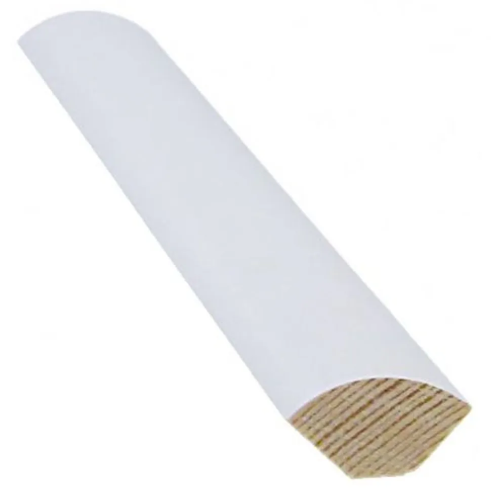 Neljännespyöreä lista Cent 15x15x2400 mm mänty valkoinen