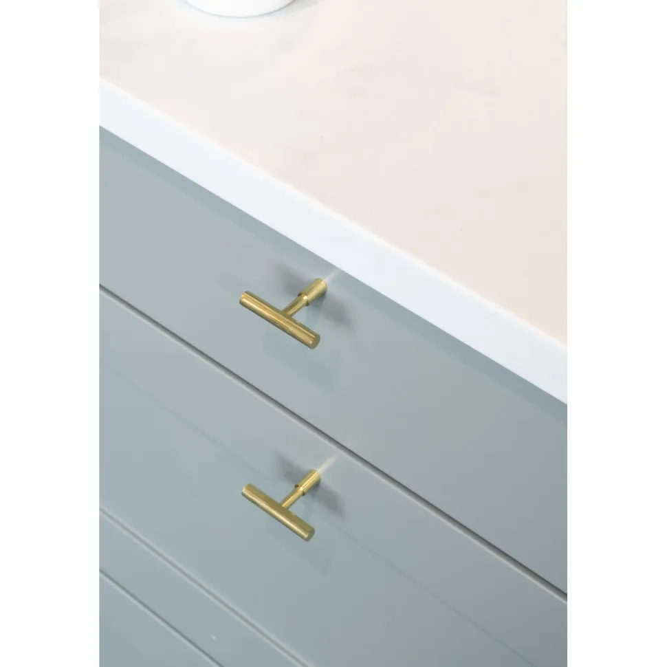 Nuppivedin Beslag Design T Spira, 41x31.5x7mm, eri värejä