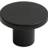 Nuppivedin Beslag Design Como Ø 26x18mm mattamusta