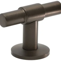 Nuppivedin Beslag Design-T Uniform, 50x28x36mm, ruskea messinki