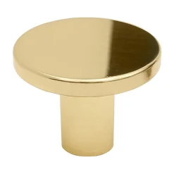 Nuppivedin Dalby Ø 25x20 mm messinki kiillotettu + lakattu