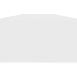 Näyttökoroke valkoinen 100x24x13 cm lastulevy