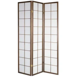3-paneelinen tilanjakaja Home4You Oriental ruskea