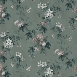 Paneelitapetti Sandberg Faded Passion non-woven mittatilaus vihreä