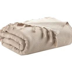 Parivuoteen päiväpeitto Linento Sidney, 200x230cm, beige