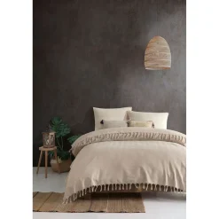 Parivuoteen päiväpeitto Linento Sidney, 200x230cm, beige