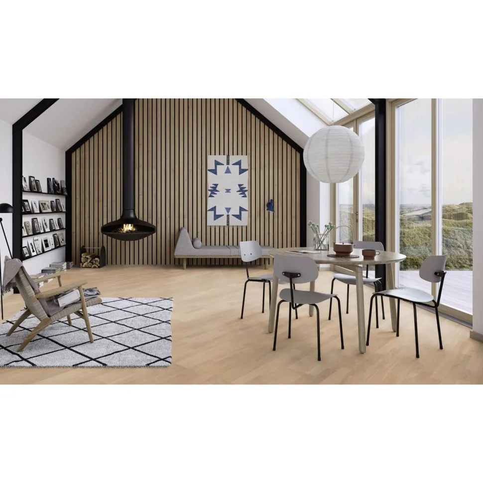 Parketti Boen Oak Andante Live Pure 3S, mattalakattu, harjattu
