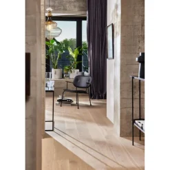 Parketti Boen Oak Fresh White Animoso, 181mm, mattalakattu, harjattu