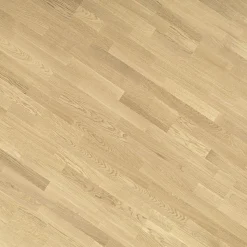 Parketti Kymppi-Lattiat Tammi Natur 3-säleinen vaalea/harjattu 14x192x2200 mm