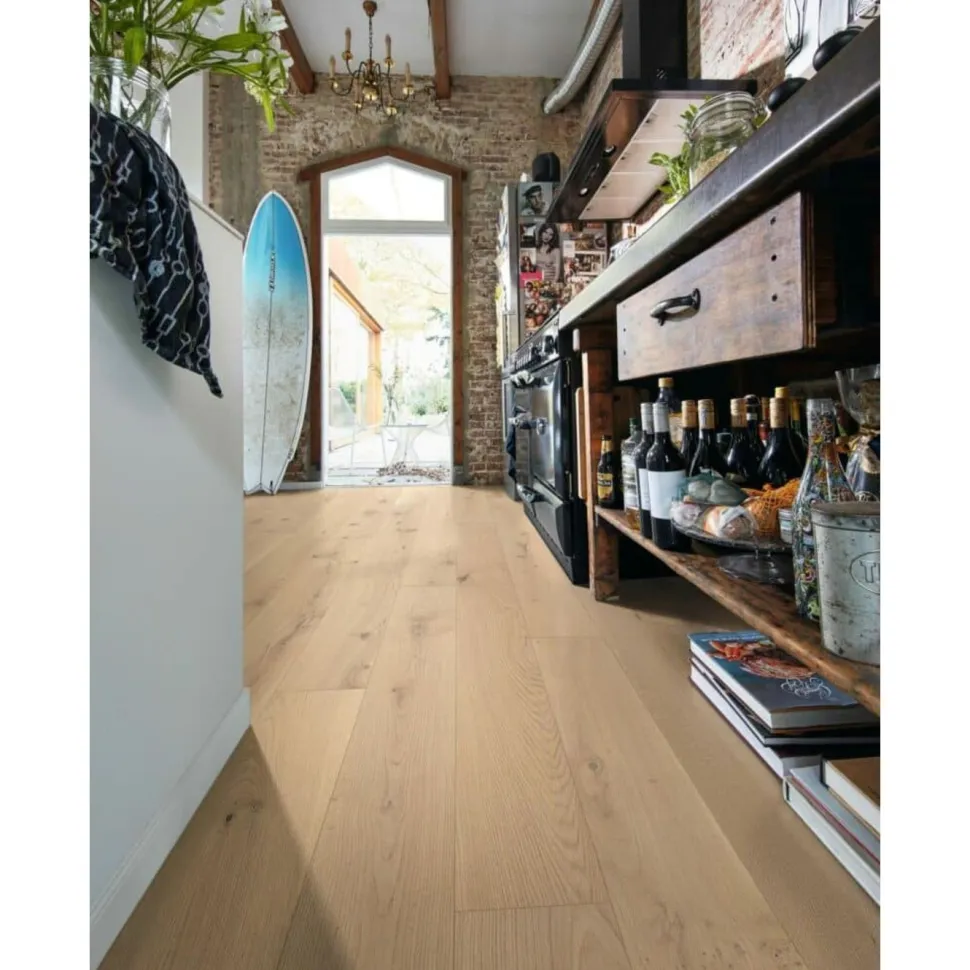 Parketti Meister PD400 Authentic Greige Oak, mattalakattu, harjattu