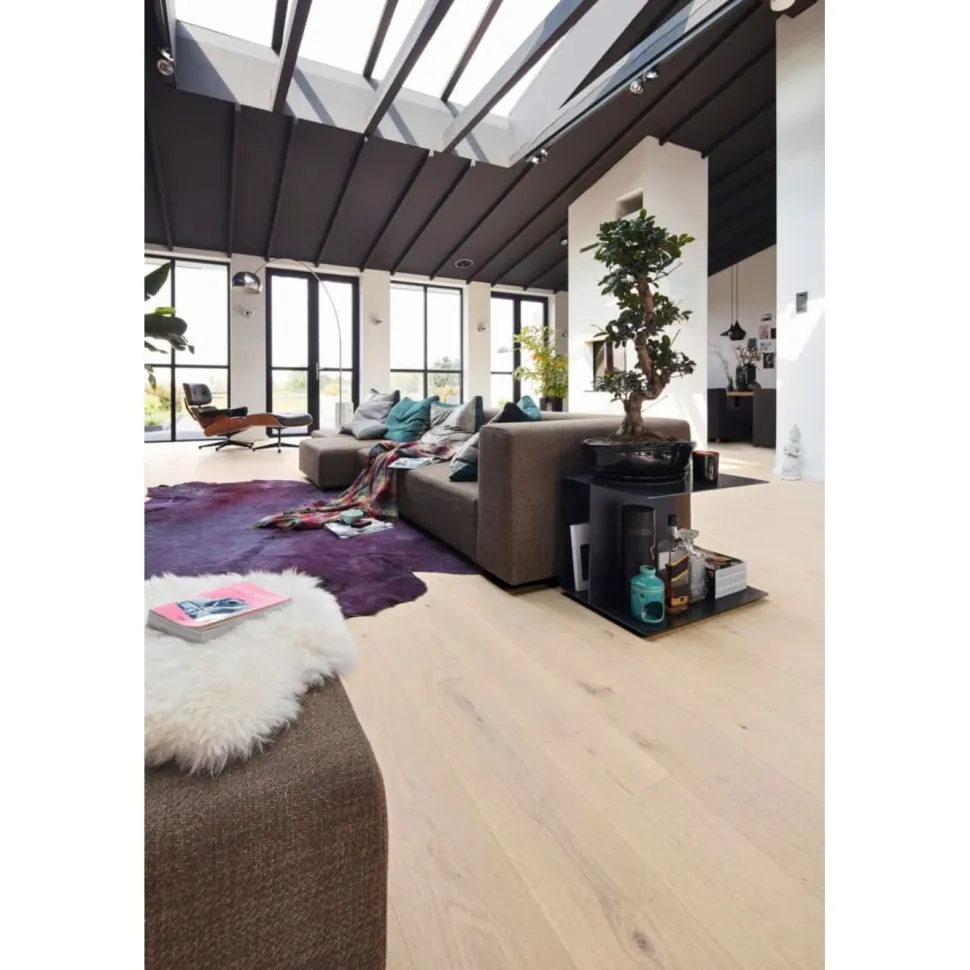 Parketti Meister PD400 Authentic Greige Oak, mattalakattu, harjattu