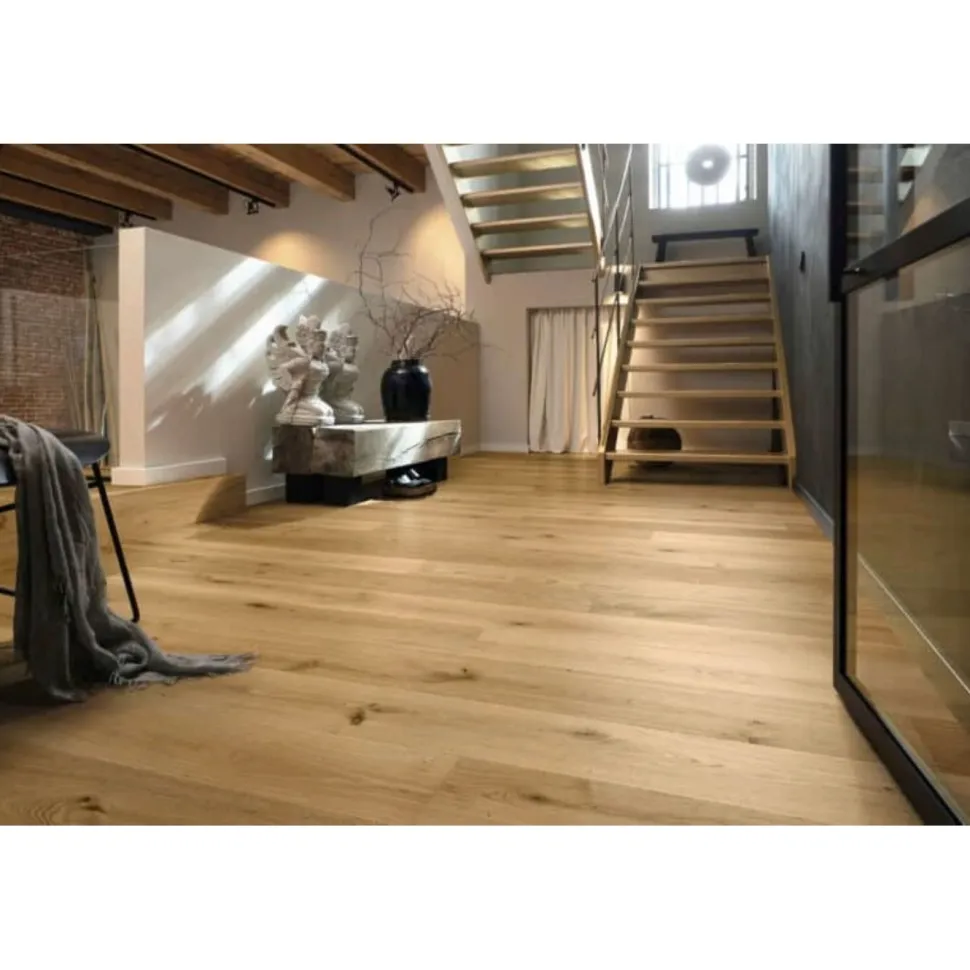 Parketti Meister PD400 Authentic Greige Oak, mattalakattu, harjattu