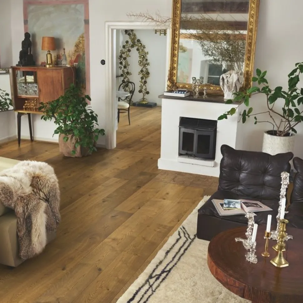 Parketti Pergo Svalbard Camel Brown Oak, 2200x260mm, ekstramattalakattu