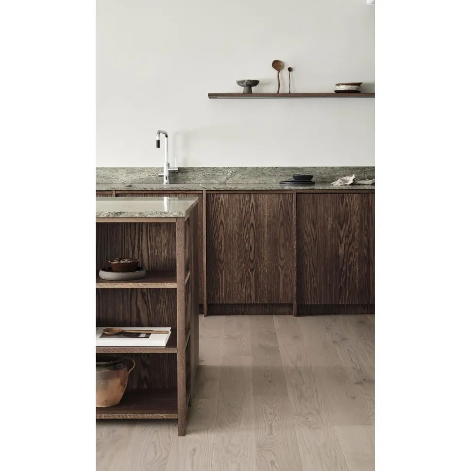 Parketti Tarkett Grace Tammi Grey Chiffon Plank 1S, harjattu, ultramattalakattu