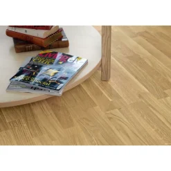 Parketti Tarkett Pure Tammi Nature 3-sauva tammi luonnollinen puolikiiltävä lakka