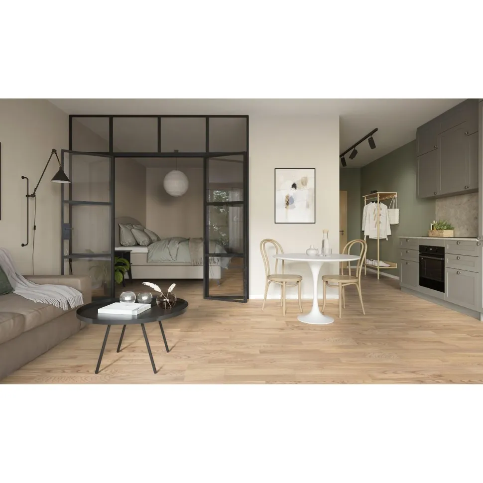 Parketti Tarkett Shade Tammi Cream White DuoPlank 2-sauva luonnollinen vaalea 8727901