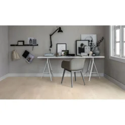 Parketti Tarkett Shade Tammi Northern White TreS valkoinen 3-sauva mattalakattu