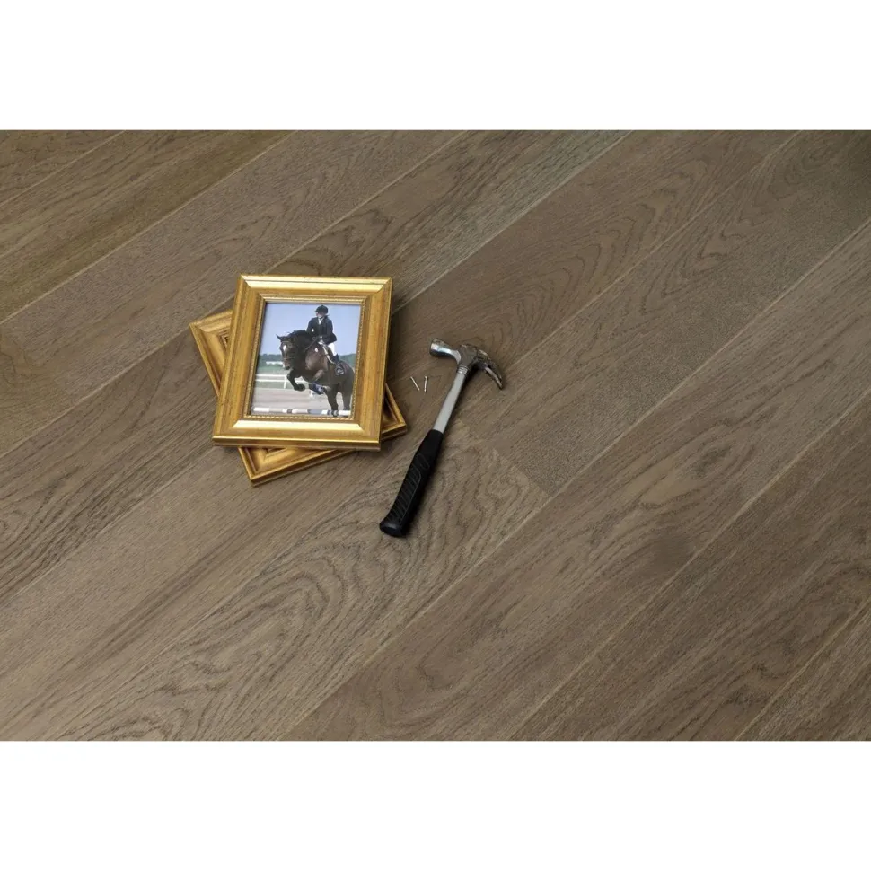 Parketti Tarkett Shade Tammi Stone Grey Plank 1-sauva luonnollinen tumma ruskea 7876088