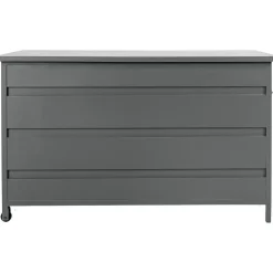 Pehmustelaatikko House Nordic Cassis, 130x60x75cm, 450L, harmaa alumiini