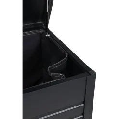 Pehmustelaatikko Venture Home Elsa, 130x60cm, musta