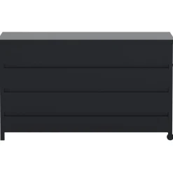 Pehmustelaatikko Venture Home Nisis, 130x60x75cm, musta