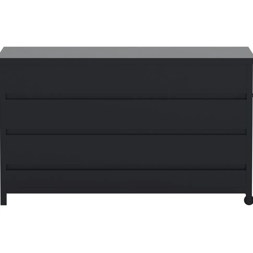 Pehmustelaatikko Venture Home Nisis, 130x60x75cm, musta