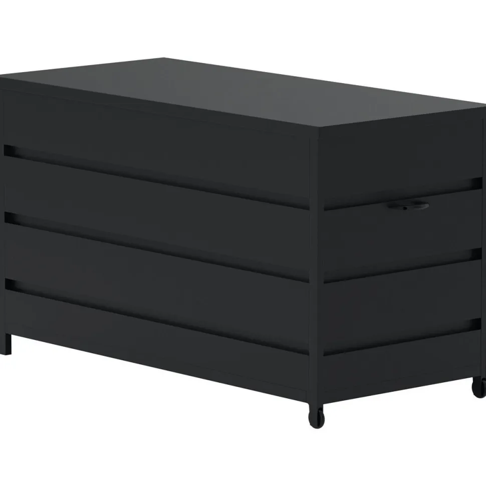 Pehmustelaatikko Venture Home Nisis, 130x60x75cm, musta