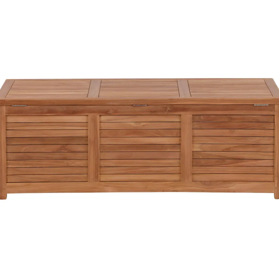 Pehmustelaatikko Venture Home Trento 2, 70x130x46cm, luonnollinen tiikki