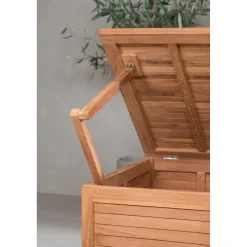 Pehmustelaatikko Venture Home Trento 2, 70x130x46cm, luonnollinen tiikki