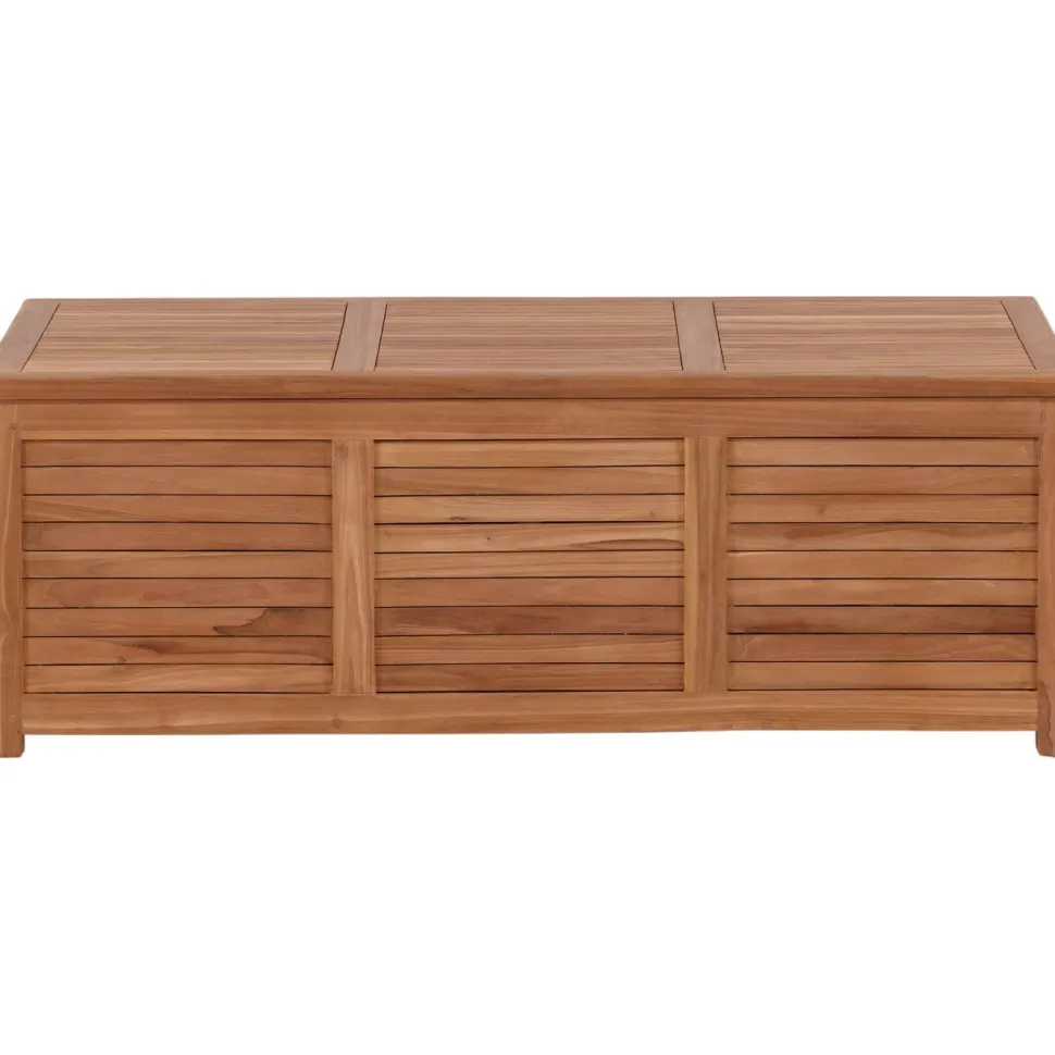 Pehmustelaatikko Venture Home Trento 2, 70x130x46cm, luonnollinen tiikki