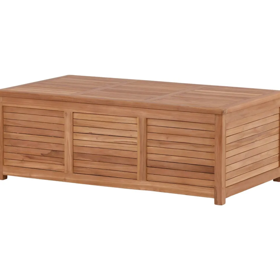 Pehmustelaatikko Venture Home Trento 2, 70x130x46cm, luonnollinen tiikki
