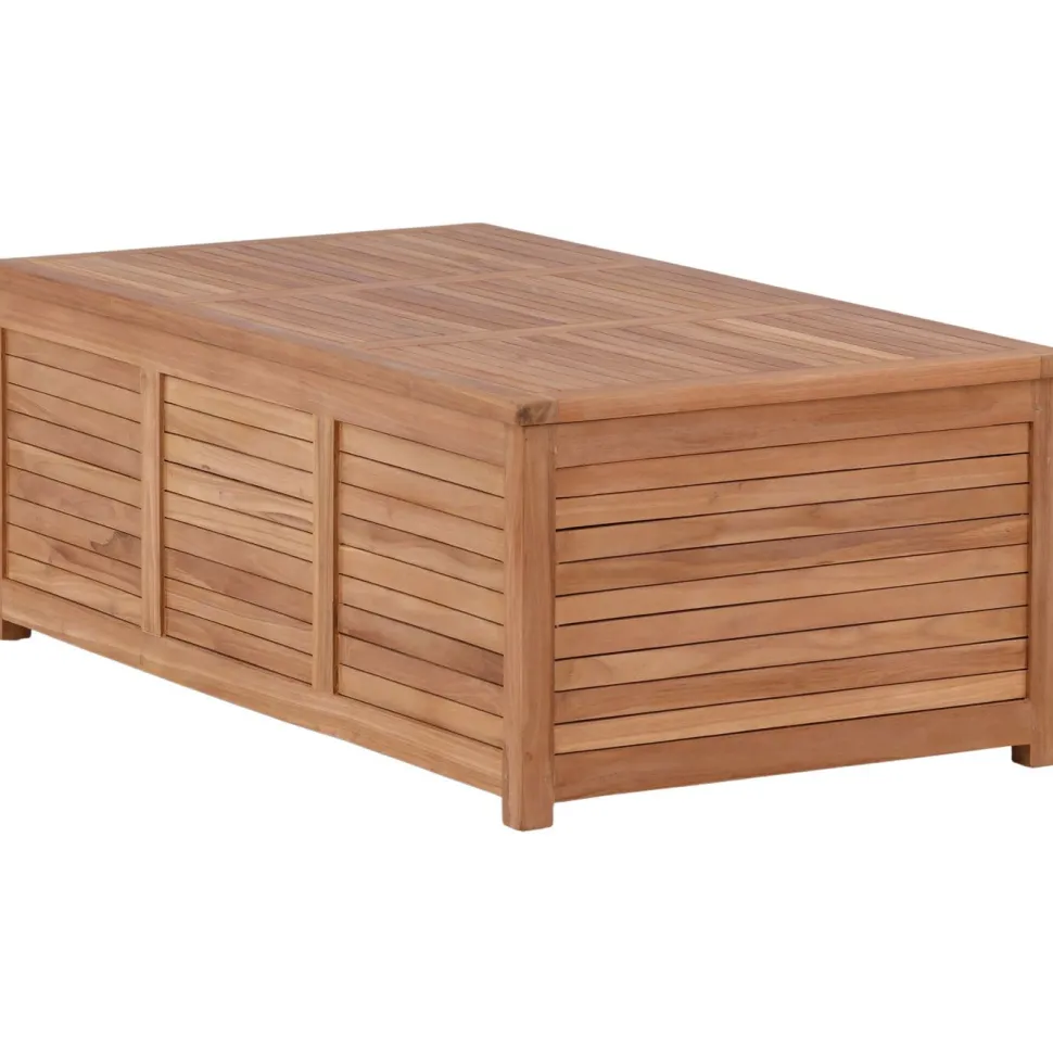Pehmustelaatikko Venture Home Trento 2, 70x130x46cm, luonnollinen tiikki