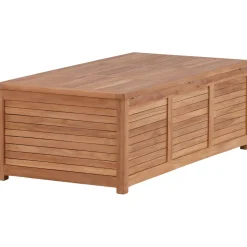 Pehmustelaatikko Venture Home Trento 2, 70x130x46cm, luonnollinen tiikki