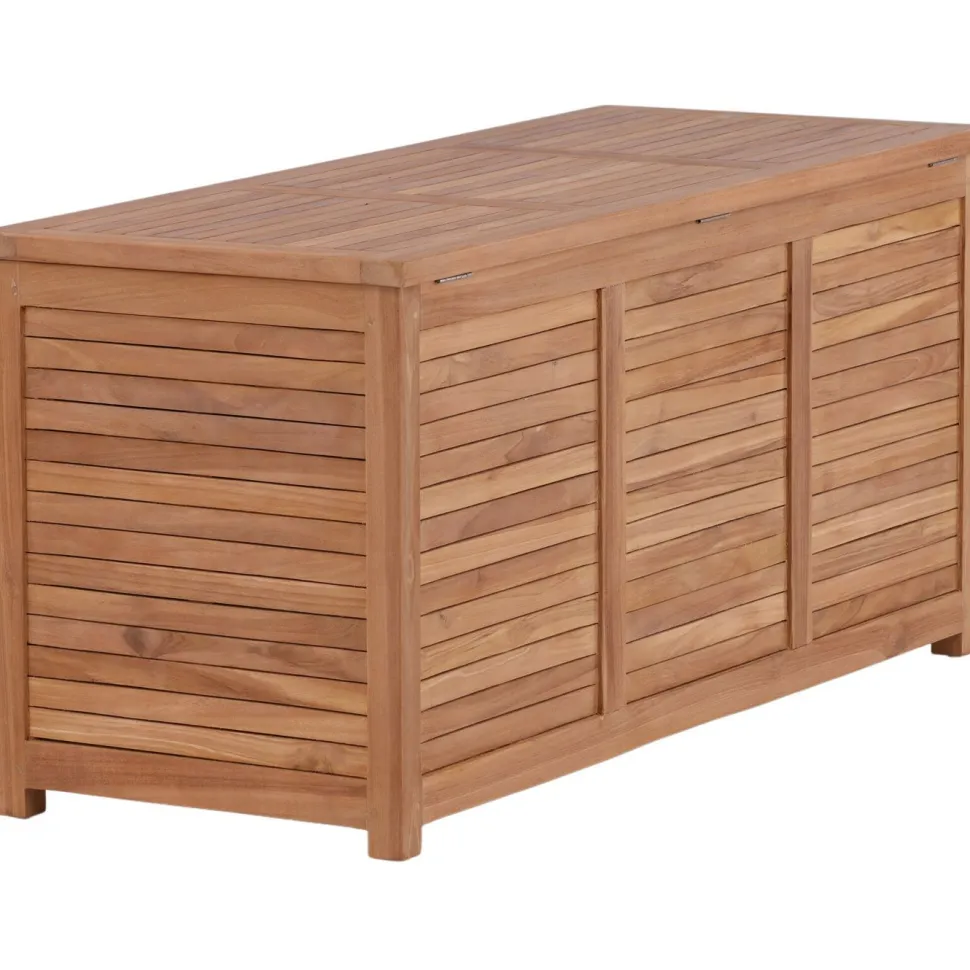 Pehmustelaatikko Venture Home Trento 2, 50x130x60cm, luonnollinen tiikki