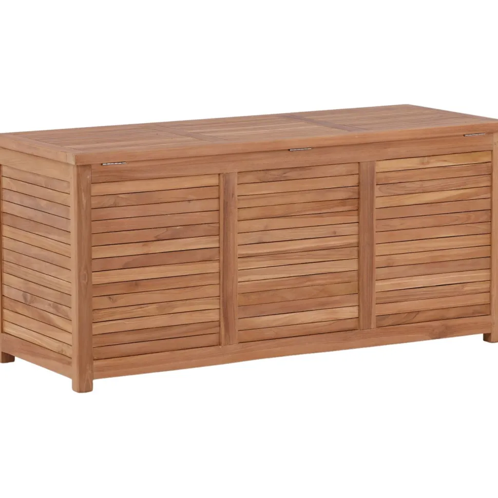 Pehmustelaatikko Venture Home Trento 2, 50x130x60cm, luonnollinen tiikki