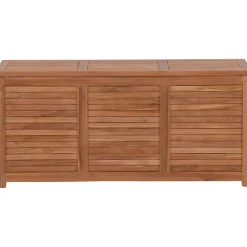 Pehmustelaatikko Venture Home Trento 2, 50x130x60cm, luonnollinen tiikki