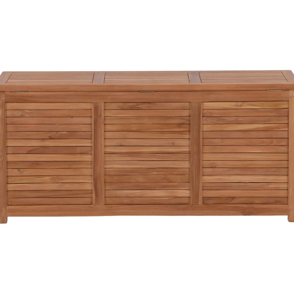 Pehmustelaatikko Venture Home Trento 2, 50x130x60cm, luonnollinen tiikki