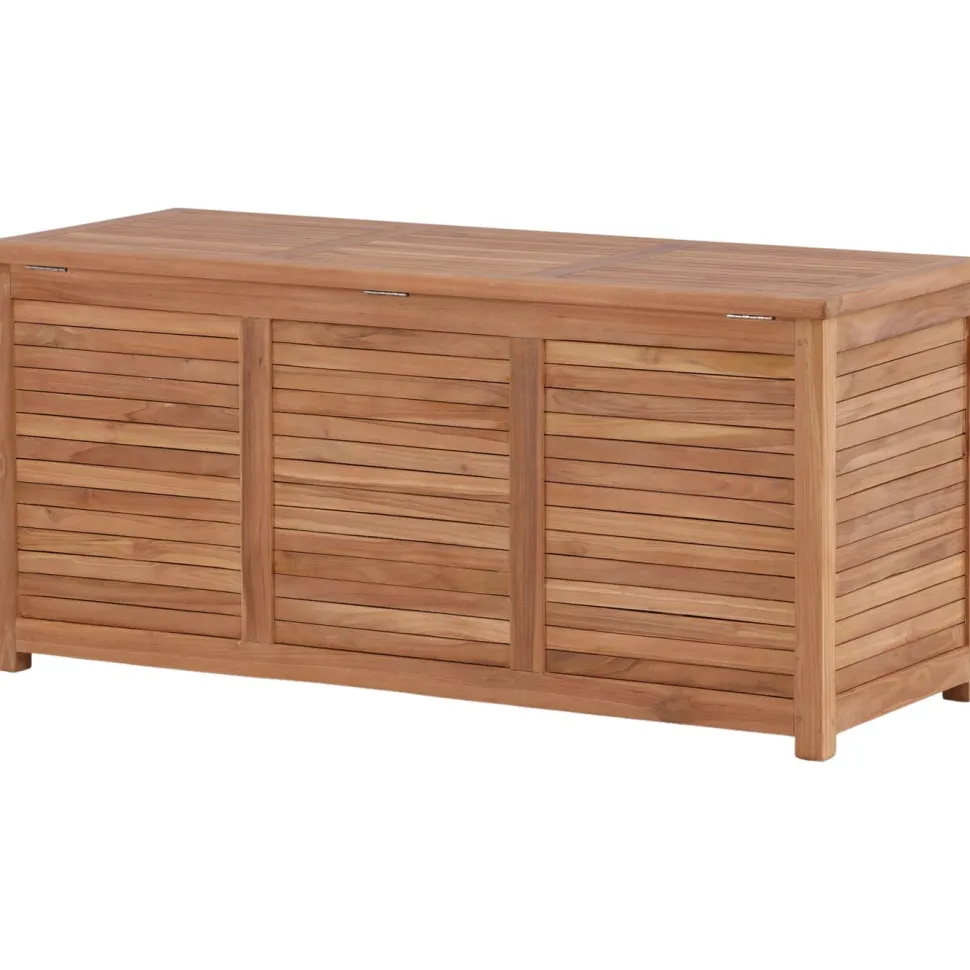 Pehmustelaatikko Venture Home Trento 2, 50x130x60cm, luonnollinen tiikki