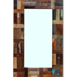 Peili täysi uusiokäytetty puu 80x50 cm