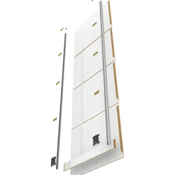 Peilipaneelit FlexiSlide 1 LUNA -liukuoveen, 62cm, 2 paneelia/pkt