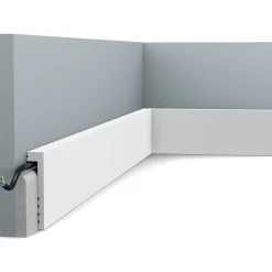 Peitejalkalista Orac Decor SX171 22x100x2000 mm polystyreeni valkoinen