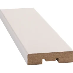 Peitelista D2D R2 12x42x2200 mm MDF valkoinen