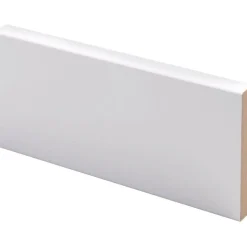 Peitelista Maler Aava sileä 12x70x3300mm MDF valkoinen