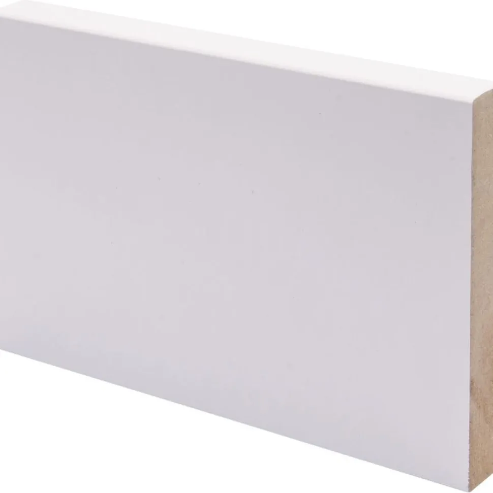 Peitelista Maler Smart Aava 12x92x3660mm MDF puolikiiltävä valkoinen