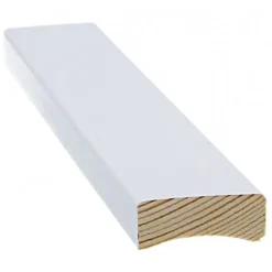 Peitelista Cent 12x32x3300 mm mänty valkoinen