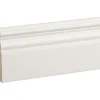 Peitelista/jalkalista Siparila Kumpu 15x92 mm puhtaanvalkoinen