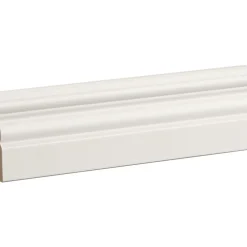 Peitelista/jalkalista Siparila Kumpu 15x68 mm puhtaanvalkoinen